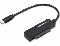 Qoltec SATA adaptér | Adaptér SSD HDD 2,5  | USB-C | Super rychlost 5 Gb/s | 2 TB