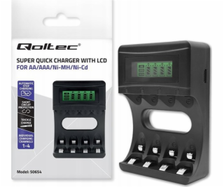 Qoltec Nabíječka pro Ni-MH baterie typu R03/AAA R6/AA | 1...