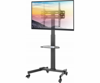 Techly Mobilní TV stojan 32-55 palců, 35 kg, AV police
