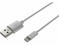Natec Lightning (M)->USB-A(M) Kabel 1m MFI Prati White