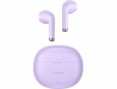 USAMS Sluchátka Bluetooth 5.3 TWS Rhymbo řady Purple