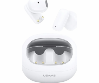 USAMS Sluchátka Bluetooth 5.3 TWS řady TD bílá
