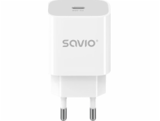 Savio 20W LA-09 USB-C QC, PD 3.0 nástěnná nabíječka