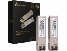 Extralink Modul SFP28 25G 2-Pak 25 Gb/s, LC/UPC Duplex, 850nm, 100m, více režimů, DOM