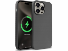 CRONG Magnetické pouzdro Color Cover - iPhone 15 Pro MagSafe Titanium