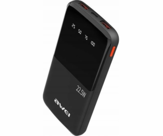 AWEI Powerbanka 10000mAh P10K 22,5W 2xUSB + USB-C