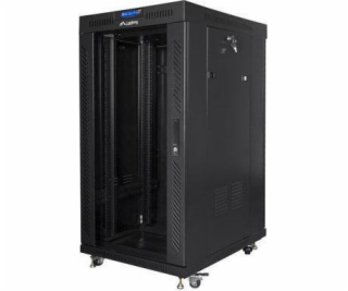 Lanberg Stojací racková skříň 19  22U 600X600mm černý LCD
