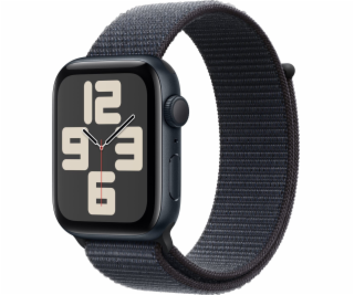 Apple Watch SE GPS, 44mm půlnoční hliníkové pouzdro s ink...