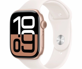 Apple Watch Series 10 GPS + Cellular, 46mm růžové zlaté h...