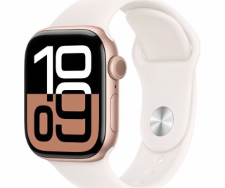 Apple Watch Series 10 GPS + Cellular, 42mm růžové zlaté h...
