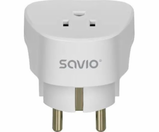 Savio Cestovní adaptér, US zásuvka, EU zástrčka AP-01