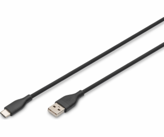 Digitus Silikonový napájecí kabel USB-A – USB-C, USB 2.0 ...
