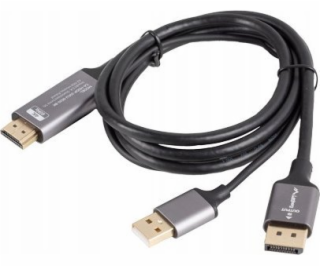 Lanberg Kabel HDMI(M)-Displayport(M) 1,8M 4K Černý