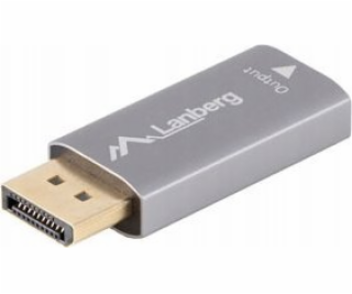 Lanberg Displayport(M)-HDMI(F)4K stříbrný adaptér