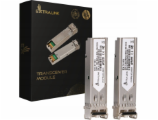 Extralink  Modul SFP 1.25G 2-pack 1.25 Gb/s, LC/UPC, 850nm, 550m, více režimů, DOM
