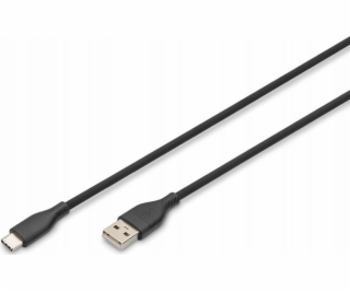Digitus Silikonový napájecí kabel USB-A - USB-C, USB 2.0 ...