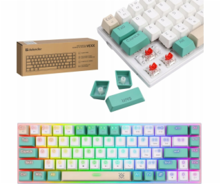 Defender  VEXX GK-084 Mechanická klávesnice RGB podsvícen...