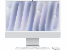 Apple iMac 24palcový: M4 10/10, 16 GB, 512 GB SSD – stříbrný