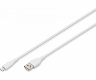 Digitus Silikonový napájecí kabel USB-A – Lightning, USB ...