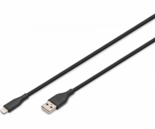 Digitus Silikonový USB-A - Lightning napájecí kabel, USB ...
