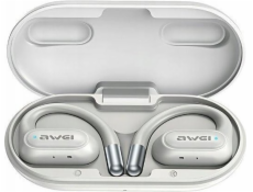 AWEI Bluetooth 5.4 T93 OWS sluchátka bílá
