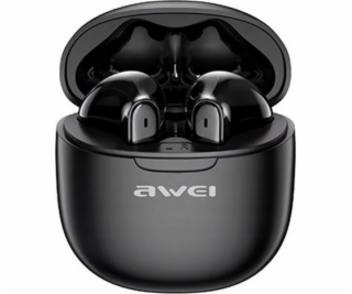 AWEI Sluchátka Bluetooth 5.3 T68 TWS ENC černá