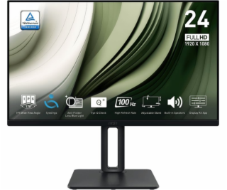 MSI Monitor 23,8  PRO MP245PG LED/FHD/plochý/100Hz/černý