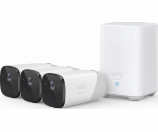 Anker Sada kamer Eufy Cam 2 Pro 3+1 - EU/ES/FR/ES bílá/šedá
