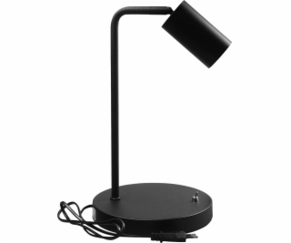 Maclean Stolní lampa GU10, s vypínačem MCE370 B černá, ku...