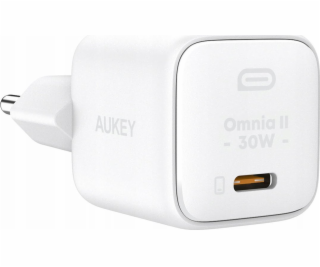 AUKEY PA-B1L Bílá Omnia II Mini nástěnná nabíječka 1xUSB-...