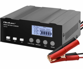 Qoltec Inteligentní mikroprocesorová nabíječka 12V | 12,6...
