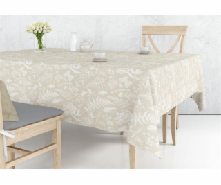 Obdélníkový ubrus Domoletti DJT-1052, písek, 140x300 cm