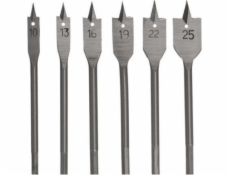 AWTools vrták 6dílný rýč SADA VRTÁKŮ DO DŘEVA /10-13-16-19-22-25mm/ AW40522
