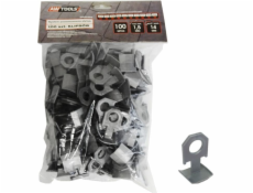 AWTools Systém vyrovnávání dlaždic 7-14mm klipy 100ks. (AW30364)