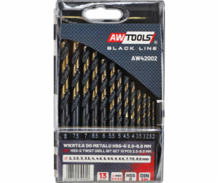 AWTools vrtačka DRILL METAL HSS M2 SET. 13KS/2- 8MM/ PREM...