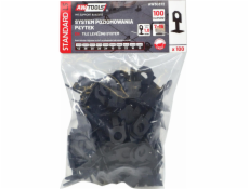 AWTools SYSTÉM VYROVNÁVÁNÍ OBKLADŮ STANDARD 1,0mm - 7-5mm - CLIP 100ks. AW30372