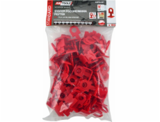 AWTools SYSTÉM VYROVNÁVÁNÍ OBKLADŮ STANDARD 3,0mm - 7-15mm - KLIPY 100ks.