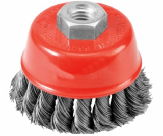 AWTools Hrnkový kartáč 75 mm / kroucený drát / závit M14 ...