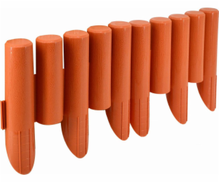 AWTools Garden Palisade 8 ks. 2,3 m Terakota AW60421