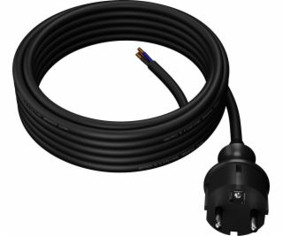AWTools KABEL SE ZÁSTRČKOU 3m 2x1,0 ČERNÝ H05VV-F
