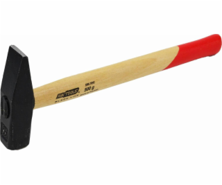AWTools ZÁMEČNICKÉ KLADIVO 0,5 kg DŘEVĚNÁ RUKOJEŤ BLACK L...