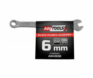 AWTools 6mm otevřený klíč (AW40006)