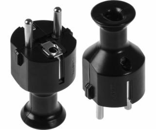 AWTools ANGLE PLUG WT-40 ČERNÁ 10ks.