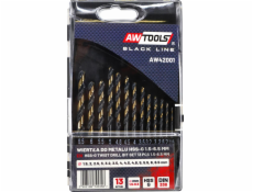 AWTools vrtačka DRILL METAL HSS M2 SET. 13PCS/1,5 – 6,5MM/ PREMIUM AW42001 AWTOOLS