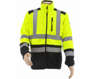 AWTools T3 FLÍSOVÁ BUNDA/ REFLEXNÍ ŽLUTÁ/ S