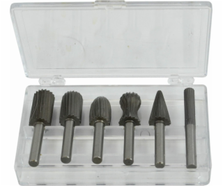 AWTools STOPKOVÉ FRÉZY NA KOV FI 6mm sada 6 ks.