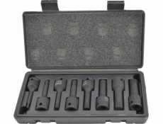 AWTools NÁRAZOVÉ KLÍČKY SPLINE 8 ks. BLACKLINE