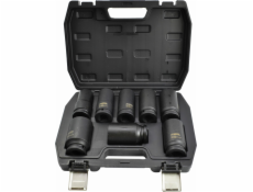 AWTools NÁRAZOVÁ ZÁSUVKA SET 3/4 8 ks. DLOUHÁ ČERNÁ ČÁRA