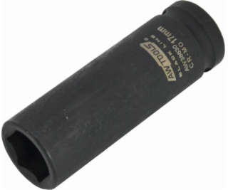 AWTools HEXAGON RÁZOVÝ KLÍČ 1/2 LONG 27mm BLACK LINE