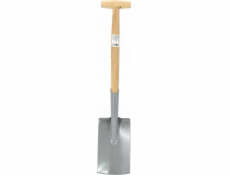 AWTools ROVNÁ LOPATKA DŘEVĚNÁ HŘÍDEL